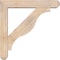 Ekena Millwork Funston Craftsman Smooth Bracket w/ Offset Brace, Douglas Fir, 5 1/2"W x 28"D x 28"H BKT0604X28X28FST04SDF - alternate 4